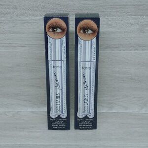Tarte Lights, Camera, Lashes Platinum Mascara | Full Size 0.31/ 9ml | Lot of 2